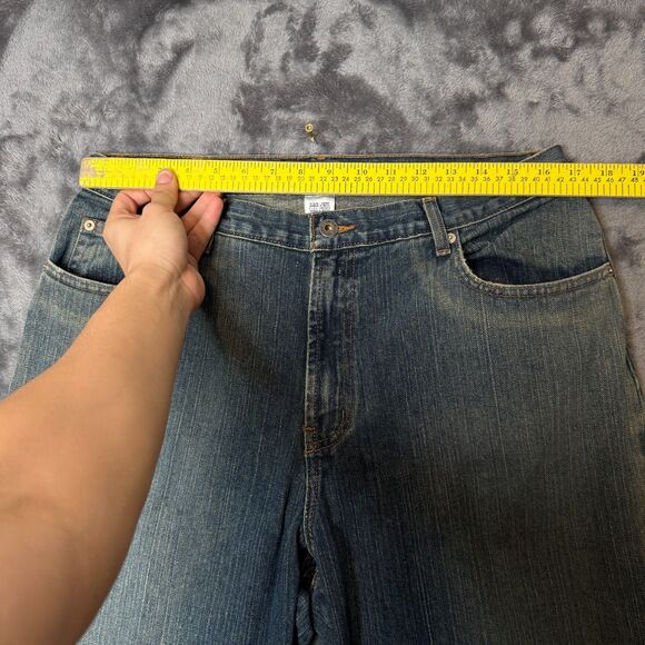 Vintage Y2K Guess Jeans Baggy Wide Leg Fadded Stone Wash Size Mens 34x36 - Picture 3 of 7